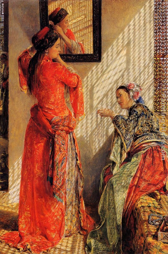 John Frederick Lewis Indoor Gossip, Cairo